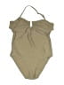 Unbranded Solid Tan One Piece Swimsuit Size M (estimated) - photo 1