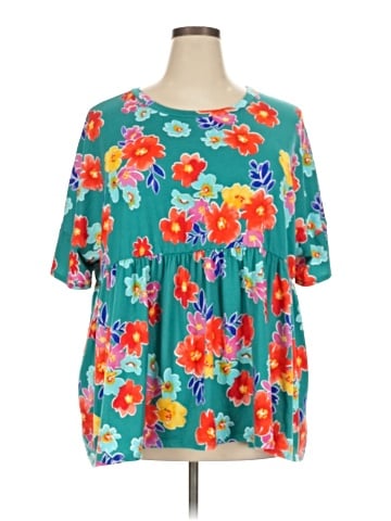 Haptics Short Sleeve Blouse (view 1)