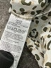 Gap 100% Polyester Animal Print Ivory Short Sleeve Blouse Size XS - photo 8