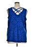 Catherines Blue Sleeveless T-Shirt Size 1X Petite - photo 2