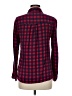 Mi ami Plaid Red Long Sleeve Button-Down Shirt Size M - photo 2