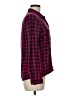 Mi ami Plaid Red Long Sleeve Button-Down Shirt Size M - photo 4