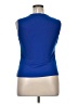 Unbranded Blue Sleeveless Blouse Size XL (estimated) - photo 2