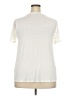 Ambiance Ivory Short Sleeve Top Size 2X - photo 2