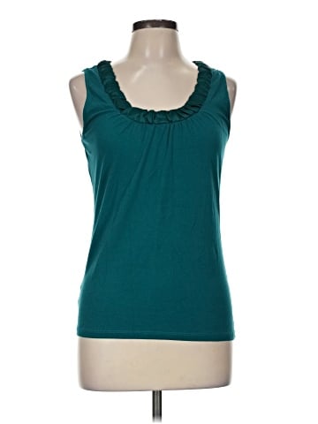 Ann Taylor Factory Sleeveless T-Shirt (view 1)