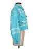 Blank NYC 100% Cotton Tie-dye Teal Denim Jacket Size S - photo 4