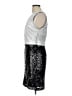 Nicole Miller Studio 100% Polyester Silver Cocktail Dress Size 12 - photo 5