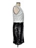 Nicole Miller Studio 100% Polyester Silver Cocktail Dress Size 12 - photo 4
