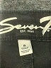 Seven7 Black Denim Shorts Size 8 - photo 3