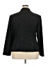 R&M Richards 100% Polyester Chevron-herringbone Black Blazer Size 18 - photo 2