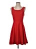 Express Solid Red Cocktail Dress Size XS - photo 1
