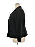 R&M Richards 100% Polyester Chevron-herringbone Black Blazer Size 18 - photo 5