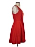 Express Solid Red Cocktail Dress Size XS - photo 4