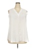 Cato 100% Polyester Ivory Sleeveless Blouse Size 18 - 20 - photo 1