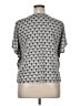 Clara Sun Woo Silver Short Sleeve Top Size XL - photo 2
