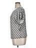 Clara Sun Woo Silver Short Sleeve Top Size XL - photo 5