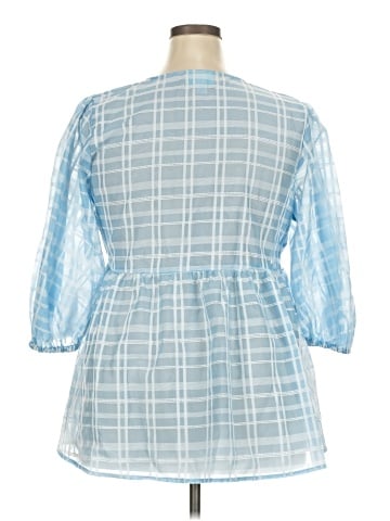 Future Collective 3/4 Sleeve Blouse (view 2)