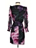 Express 100% Polyester Print Purple Cocktail Dress Size 0 - photo 2