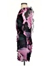 Express 100% Polyester Print Purple Cocktail Dress Size 0 - photo 5