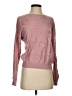 Topshop Hearts Pink Pullover Sweater Size 4 - photo 1