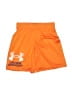 Under Armour 100% Polyester Graphic Orange Athletic Shorts Size 6 - photo 1