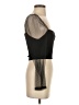 Zara Black 3/4 Sleeve Top Size S - photo 4