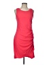 Leith Solid Red Casual Dress Size L - photo 1