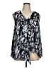 Simply Vera Vera Wang 100% Polyester Silver Sleeveless Blouse Size XL - photo 1