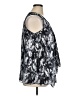 Simply Vera Vera Wang 100% Polyester Silver Sleeveless Blouse Size XL - photo 4