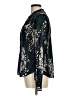 Veronica Beard Animal Print Black Long Sleeve Silk Top Size 6 - photo 5