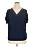 Grace Blue Short Sleeve Blouse Size 1X - photo 1
