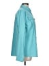 Assorted Brands 100% Polyester Solid Teal Long Sleeve Blouse Size L - photo 4