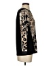 Style&Co Animal Print Black Long Sleeve Blouse Size S (petite) - photo 4