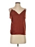 Listicle 100% Polyester Brown Sleeveless Top Size S - photo 1