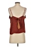 Listicle 100% Polyester Brown Sleeveless Top Size S - photo 2