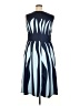 Unbranded Graphic Blue Cocktail Dress Size 3X - photo 2