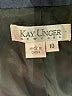Kay Unger Black Silk Blazer Size 10 - photo 6