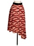 Topshop 100% Polyester Print Red Casual Skirt Size 2 - photo 2