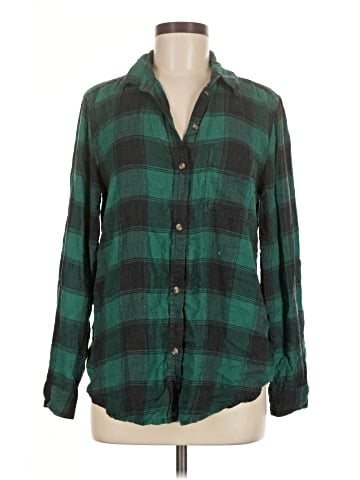 American Eagle Outfitters Long Sleeve Button Down Shirt - front