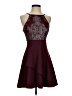 Speechless Burgundy Cocktail Dress Size 3 - photo 1