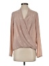 Ann Taylor 100% Polyester Tan Long Sleeve Blouse Size XS - photo 1