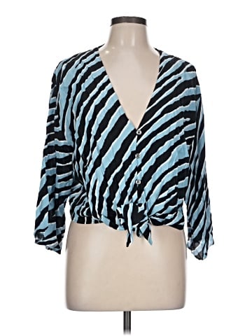 Topshop 3/4 Sleeve Blouse (view 1)
