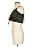 Reset 100% Polyester Black Green Sleeveless Top Size S - photo 5