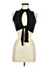 Don't Ask Why Black Sleeveless Blouse One size - photo 1