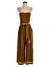 J.Crew 365 Solid Brown Gold Jumpsuit Size 00 - photo 1