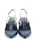 Pierre Hardy Color Block Green Blue Heels Size EU 37 1/2 - photo 2