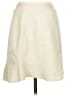 Madewell Solid Ivory Wool Skirt Size 4 - photo 1