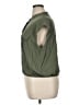 Express 100% Rayon Green Sleeveless Button-Down Shirt Size XL - photo 5