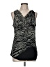 Calvin Klein 100% Polyester Black Sleeveless Blouse Size M - photo 1