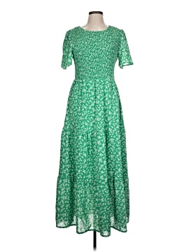 ganni green wrap dress Ganni // Pink & Green Tie Dye Wrap Dress – VSP Consignment